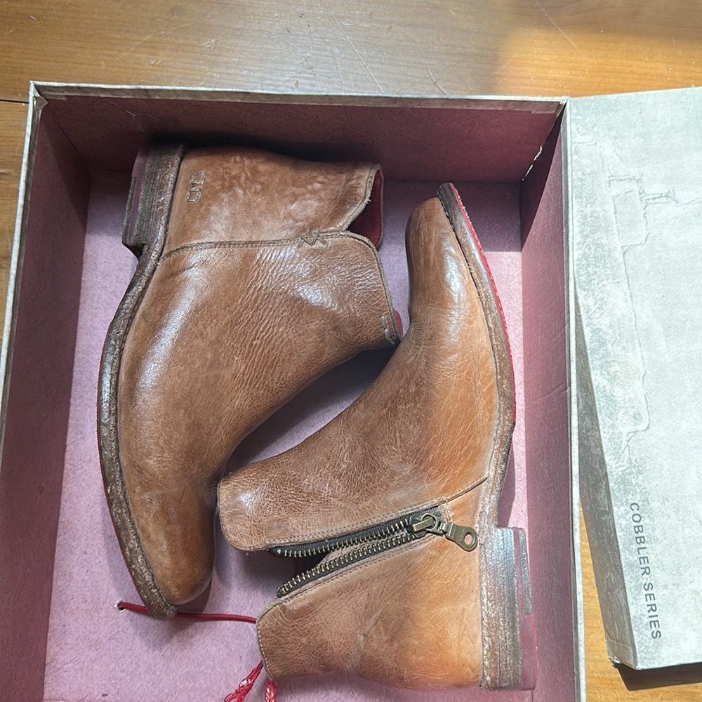 Bed Stu Yurisa Rustic Tremolo Tan Booties Gem